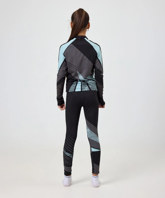 Гоночный костюм Nordski Jr. Heat Black/Ice Mint
