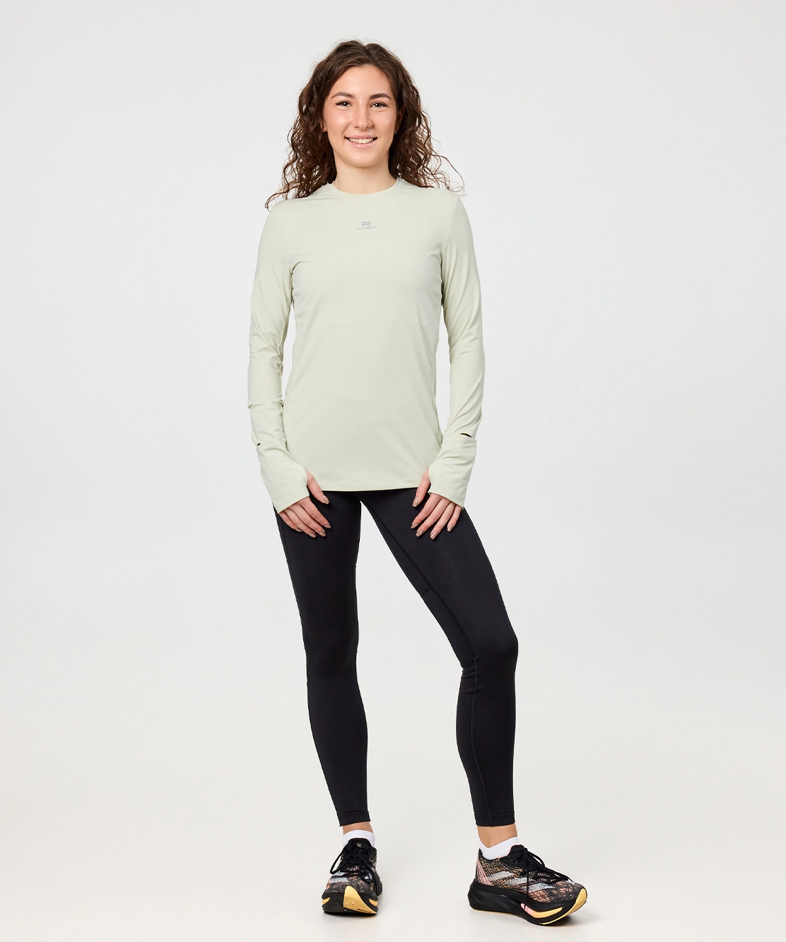 Лонгслив Nordski RunTech Smoky Green W