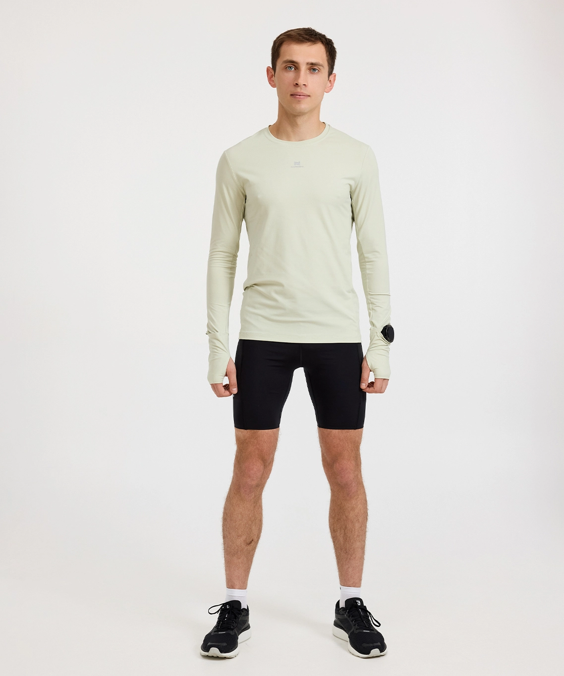Лонгслив Nordski RunTech Smoky Green