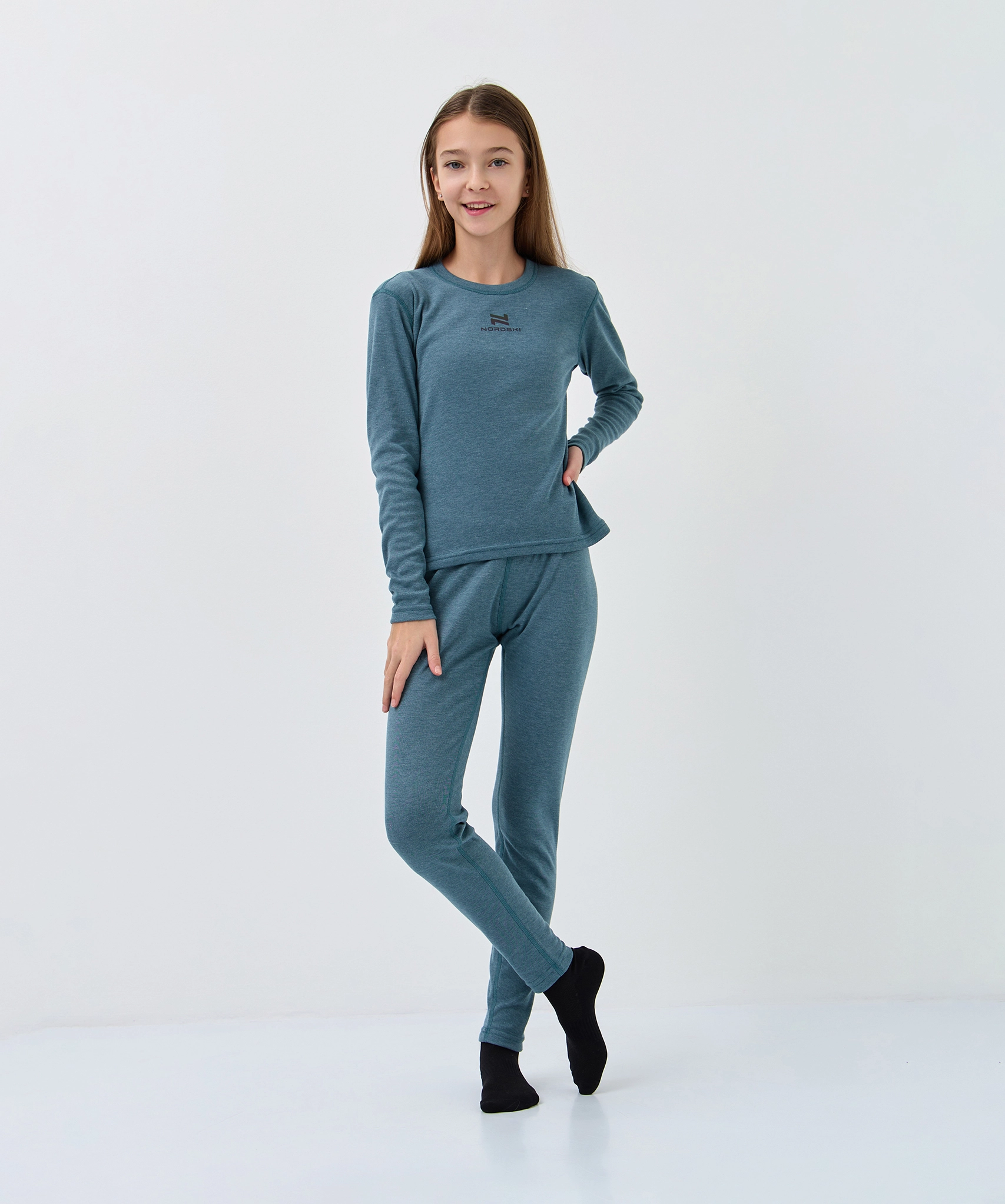 Комплект термобелья Nordski Jr. Soft Green