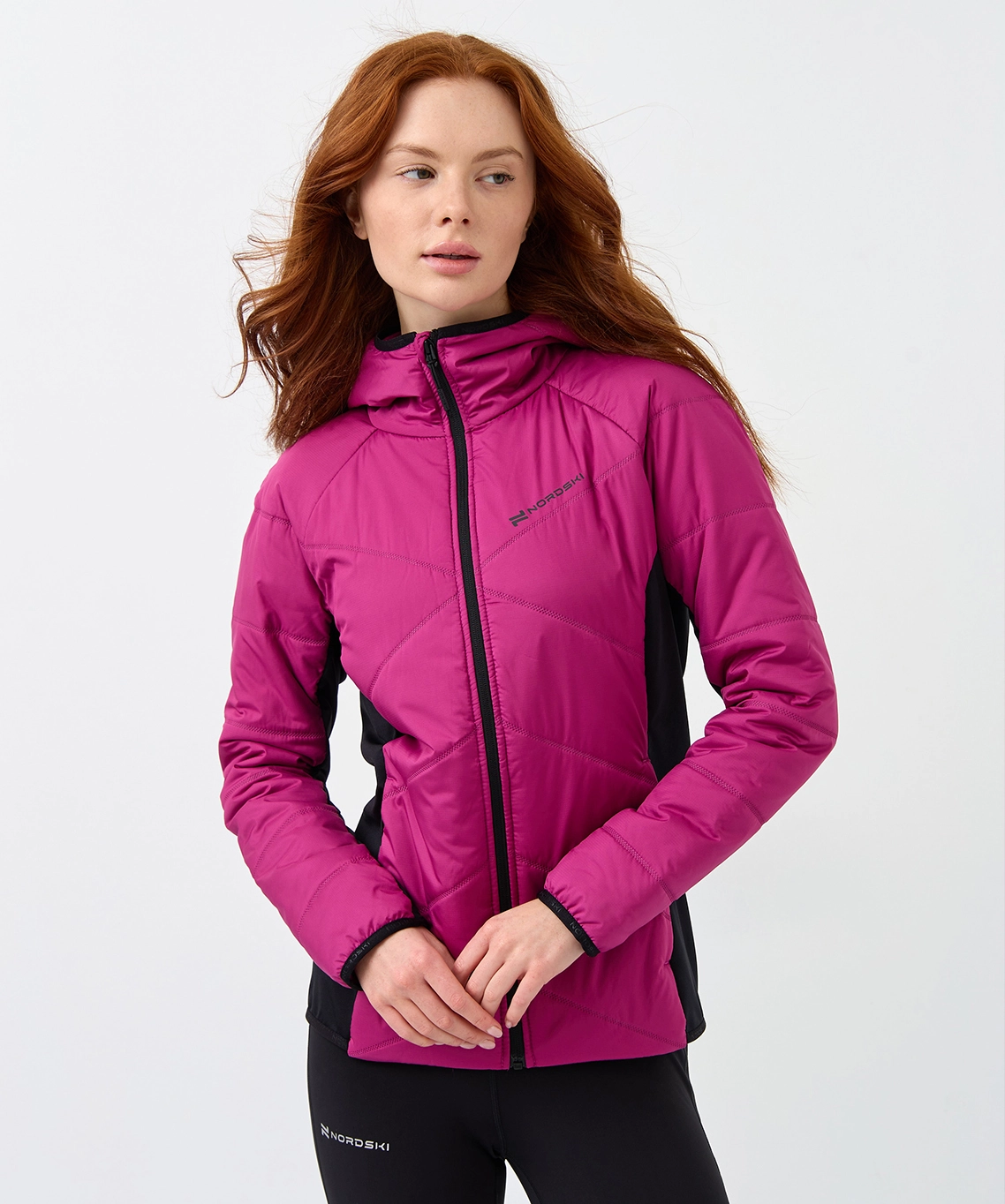 Куртка Nordski Hybrid Warm 2.0 Fuchsia/Black W