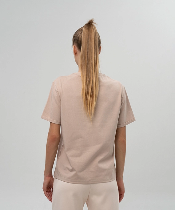 Футболка Nordski Simple Logo Beige/Sunset W