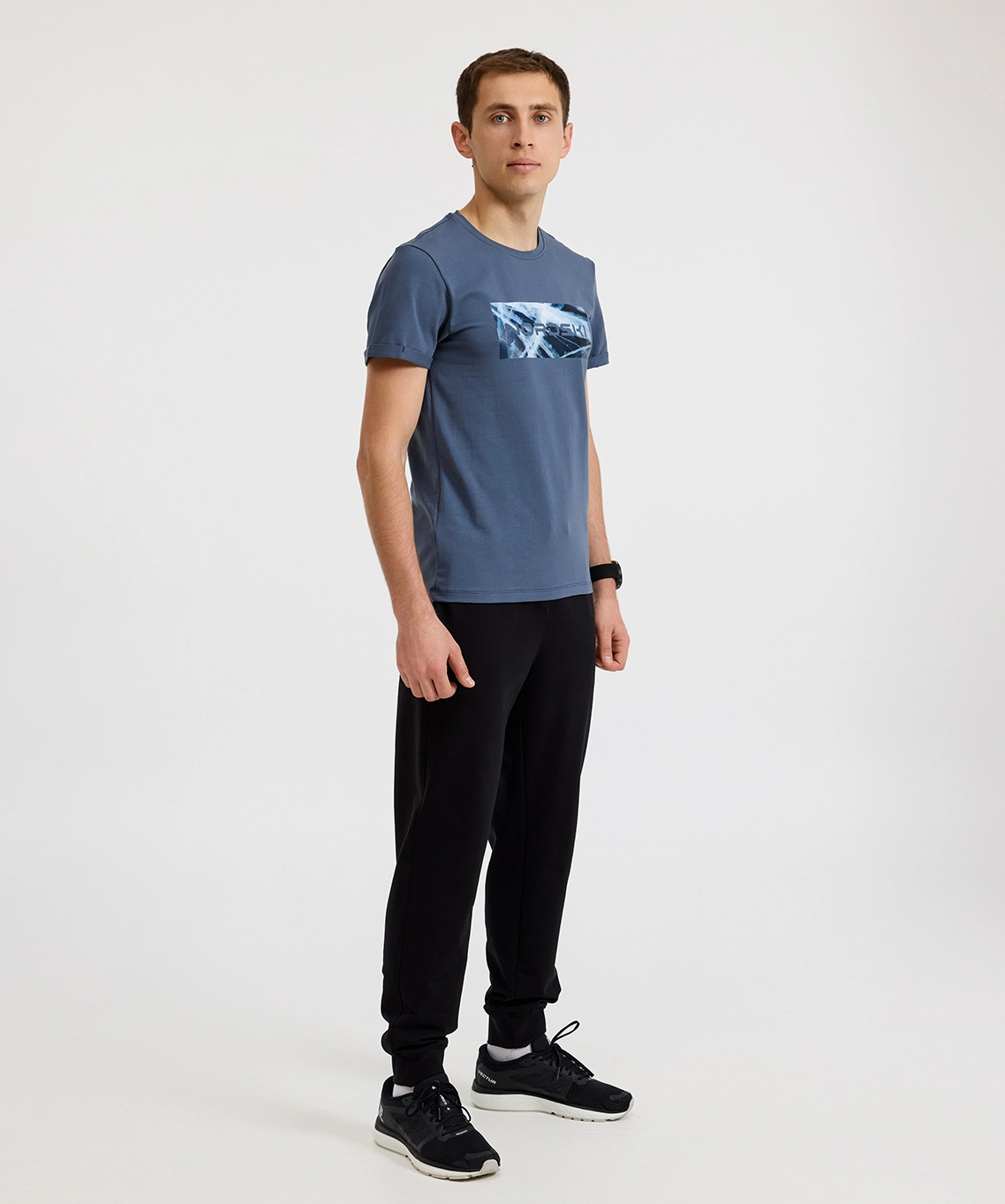 Футболка Nordski Simple Logo Grey/Ice