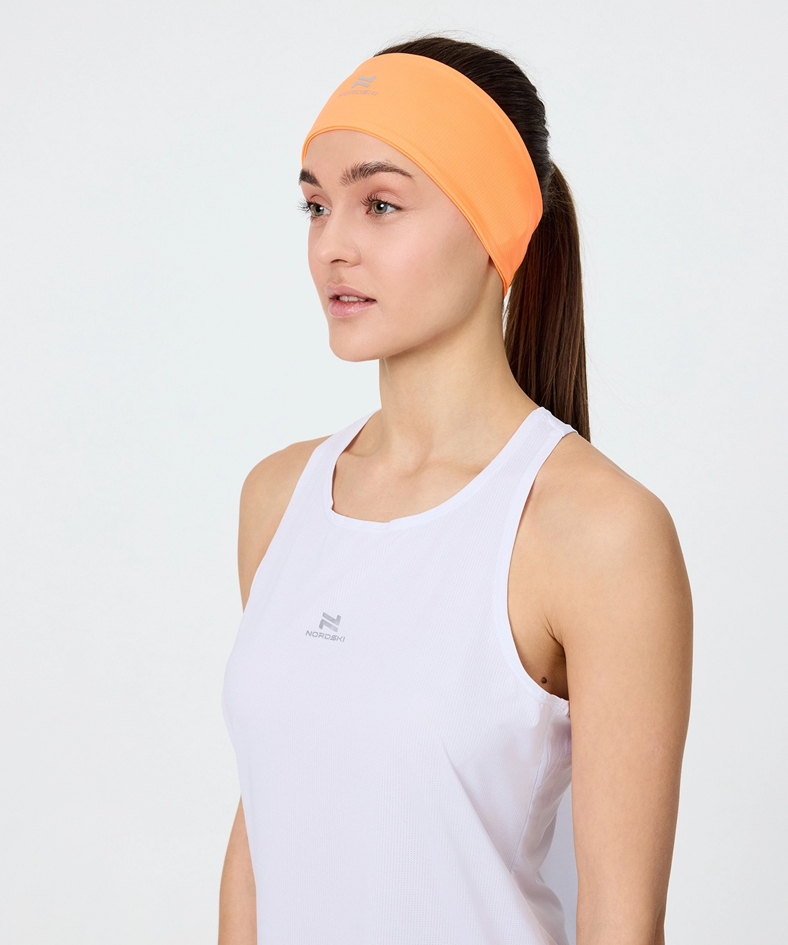 Повязка Nordski Run Neon Orange