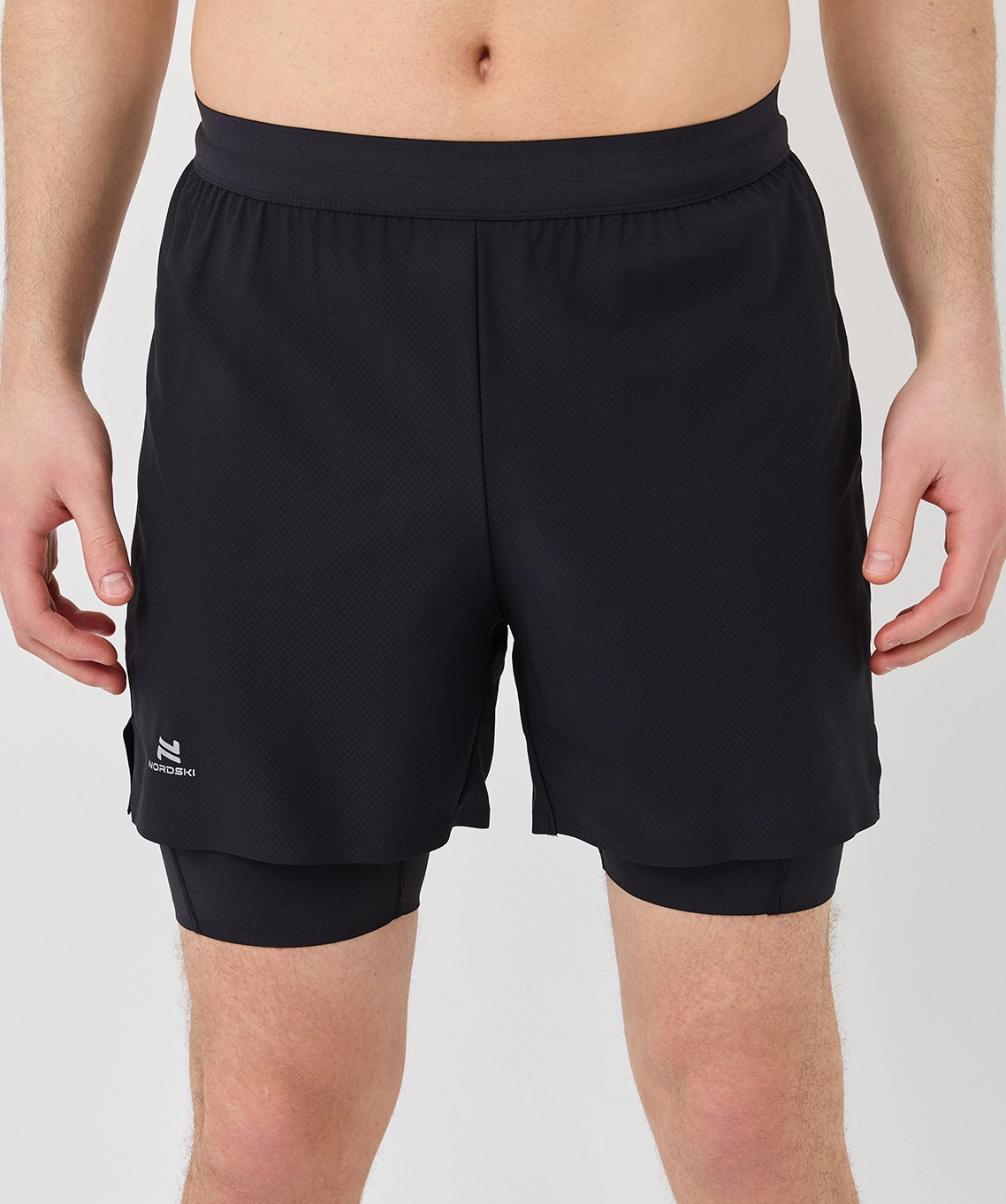 Шорты с лосинами Nordski Stayer Black