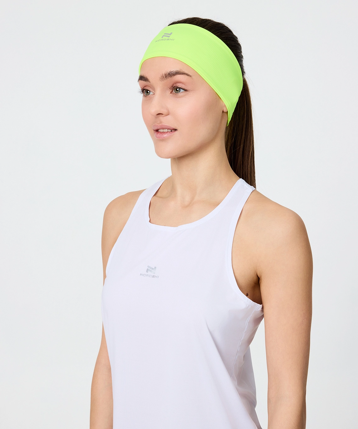 Повязка Nordski Run Neon Lemon