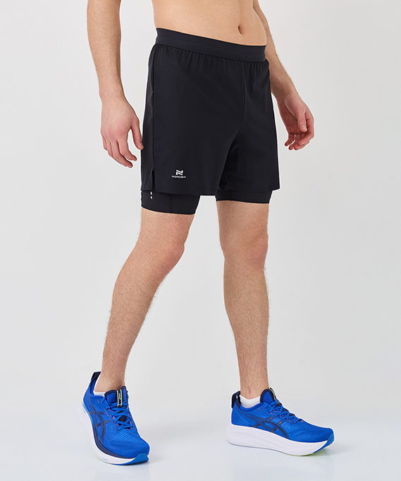 Шорты с лосинами Nordski Stayer Lime/Black
