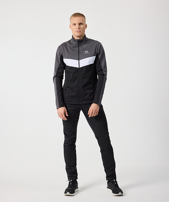 Разминочный костюм Nordski Base Grey/Black