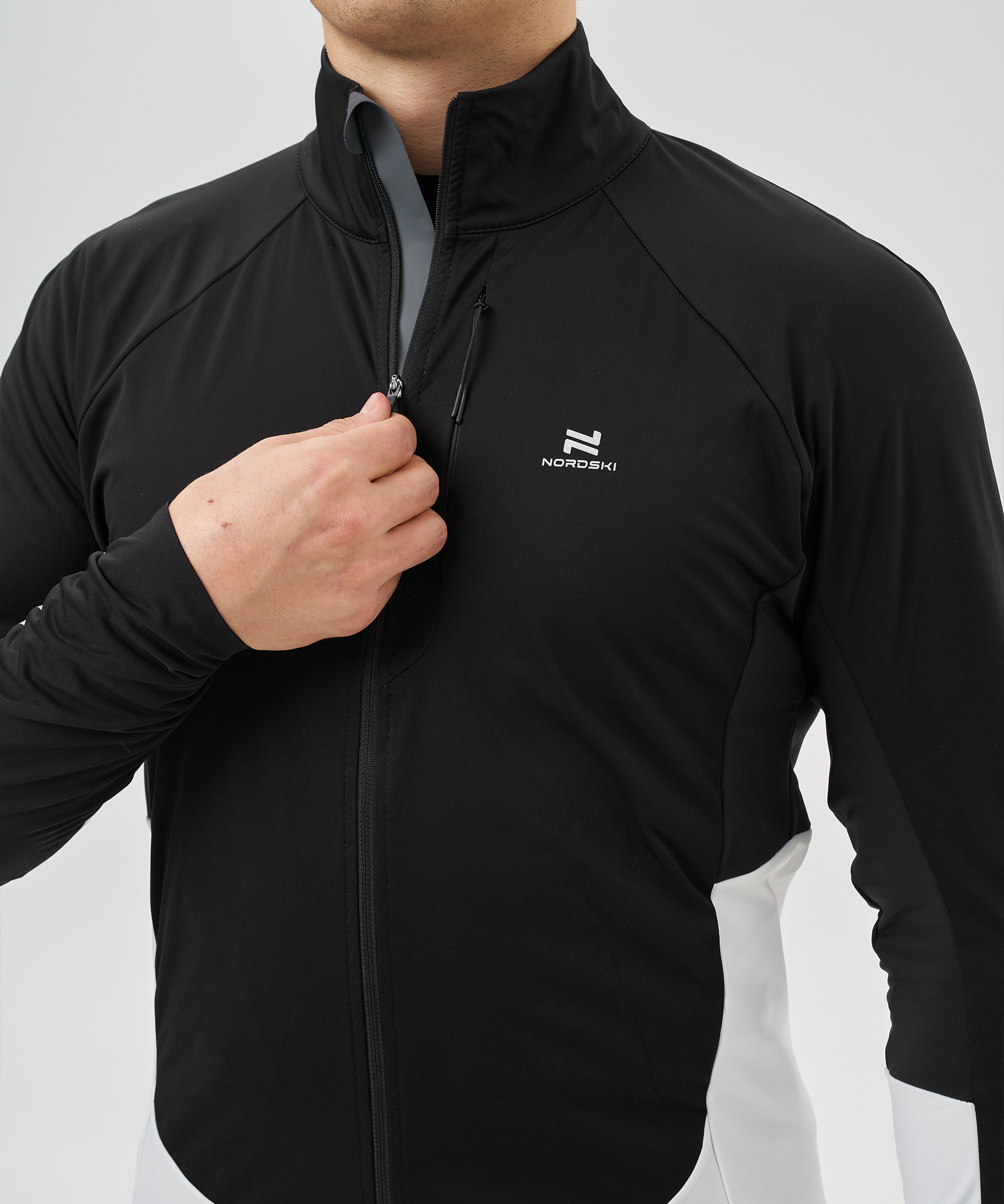 Тренировочная куртка Nordski Race Black/White
