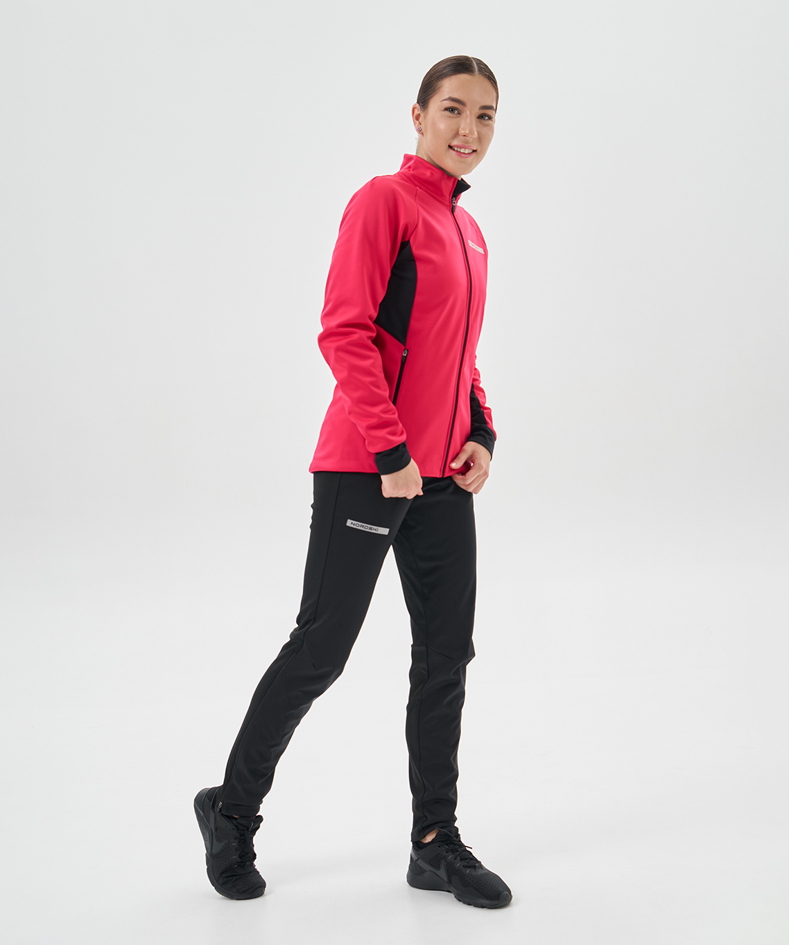 Тренировочная куртка Nordski Core Pink/Black W