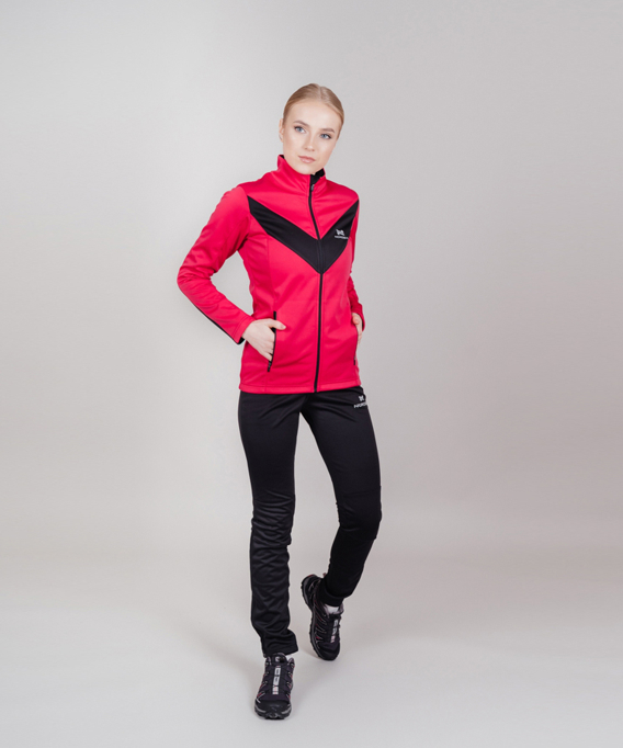 Разминочный костюм Nordski BASE Pink/Black W