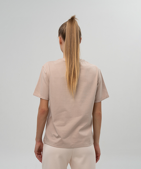 Футболка Nordski Simple Logo Beige/Sunset W