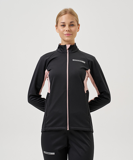 Тренировочная куртка Nordski Core Black/Wine W