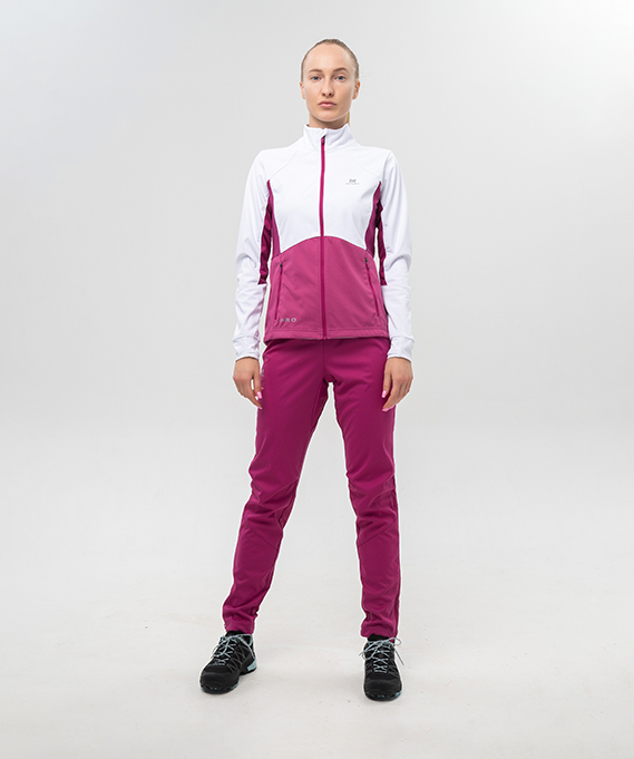 Тренировочная куртка Nordski Pro Fuchsia/White W