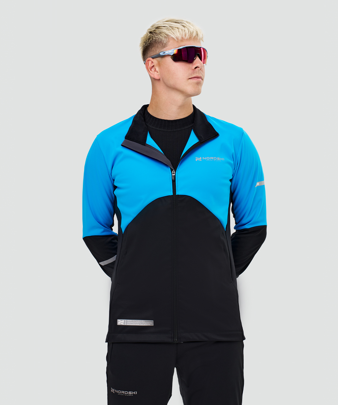 Тренировочная куртка Nordski Pro 2.0 Light Blue/Black
