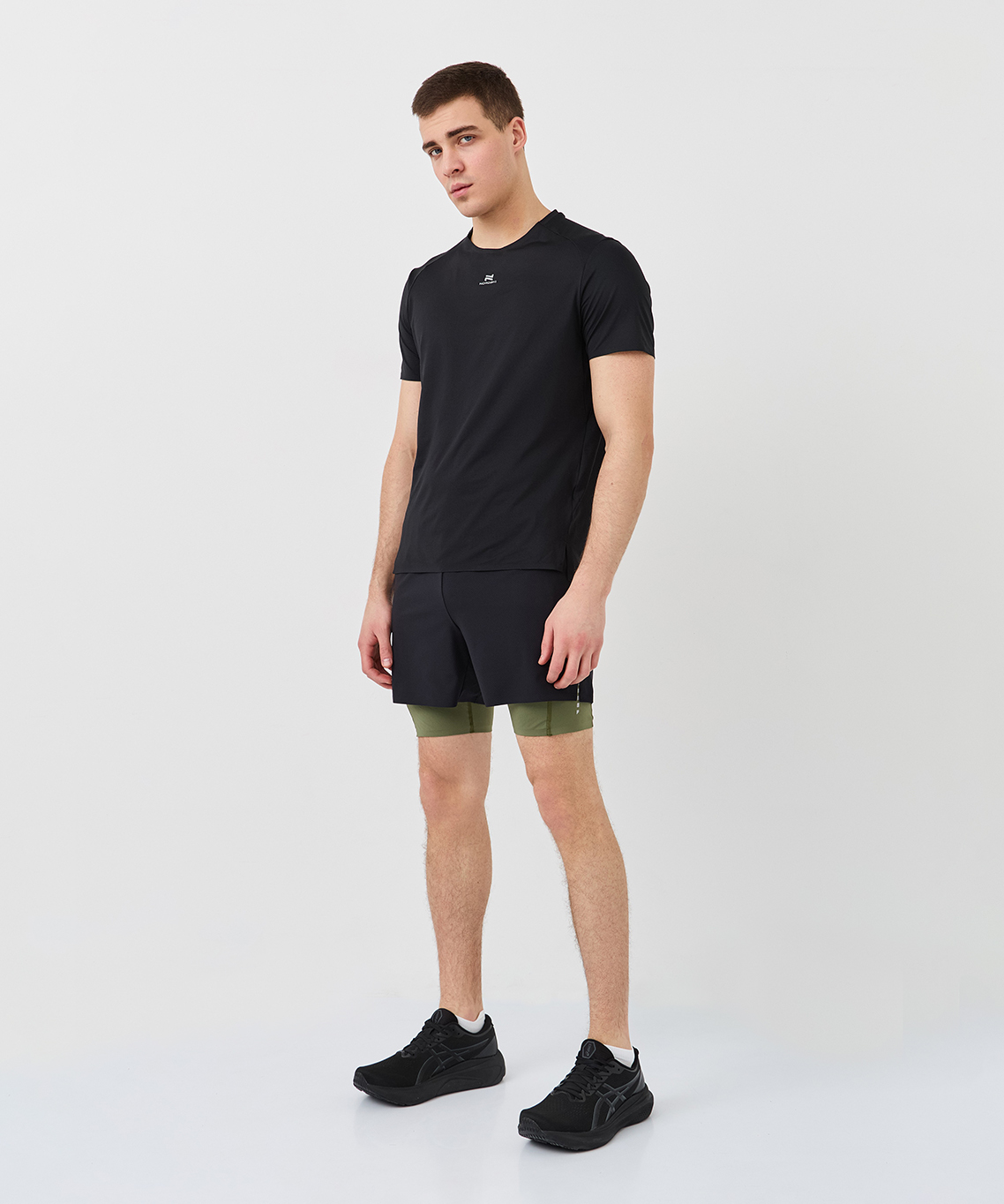 Шорты с лосинами Nordski Stayer Black/Olive