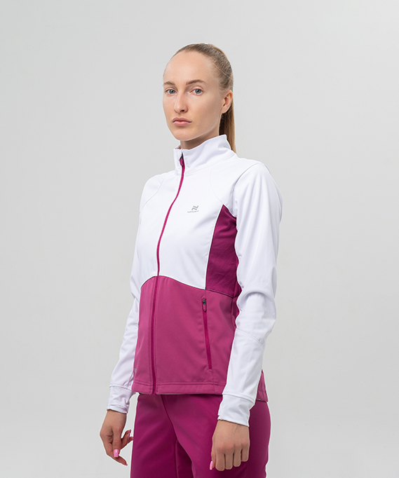 Тренировочная куртка Nordski Pro Fuchsia/White W