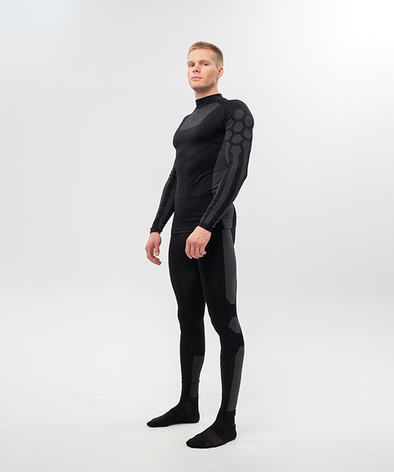 Комплект термобелья Nordski Snake Black/Grey