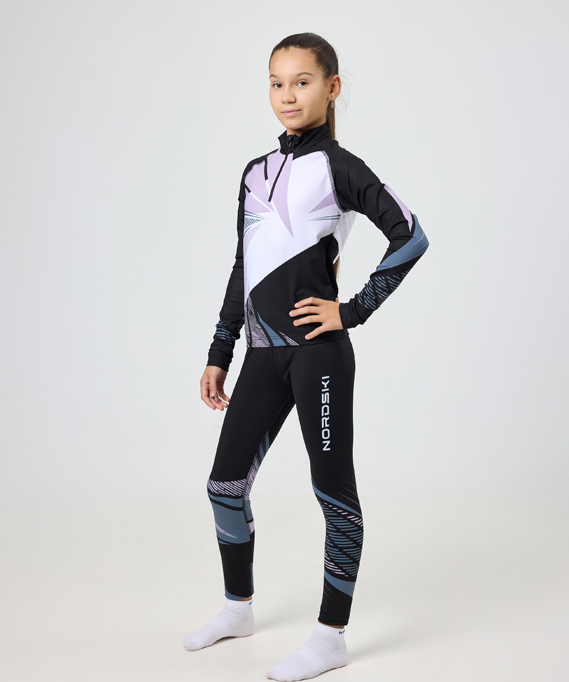 Гоночный костюм Nordski Jr. Heat Black/Ice Mint