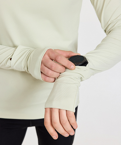 Лонгслив Nordski RunTech Smoky Green