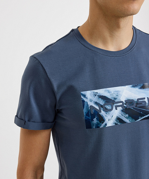 Футболка Nordski Simple Logo Grey/Ice