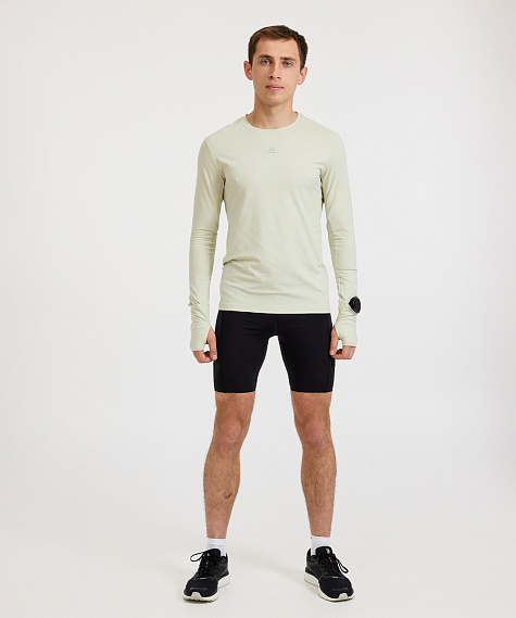Лонгслив Nordski RunTech Smoky Green