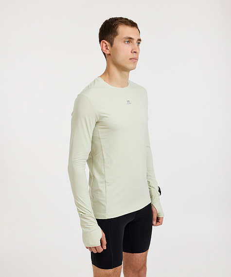 Лонгслив Nordski RunTech Smoky Green