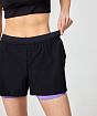 Шорты с лосинами Nordski Stayer Black/Lavender W
