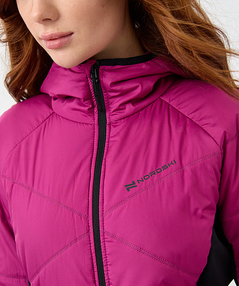 Куртка Nordski Hybrid Warm 2.0 Fuchsia/Black W