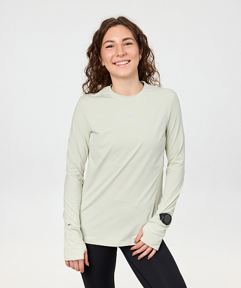 Лонгслив Nordski RunTech Smoky Green W